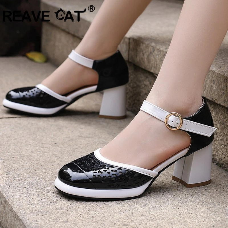 Женские босоножки с ремешком на щиколотке Reave Cat, летние элегантные свадебные туфли больших размеров 47, 48 с открытым носком и квадратным каблуком 6,5 см
Женские босоножки с ремешком на щиколотке Reave Cat, летние элегантные свадебные туфли больших размеров 47, 48 с открытым носком и квадратным каблуком 6,5 см