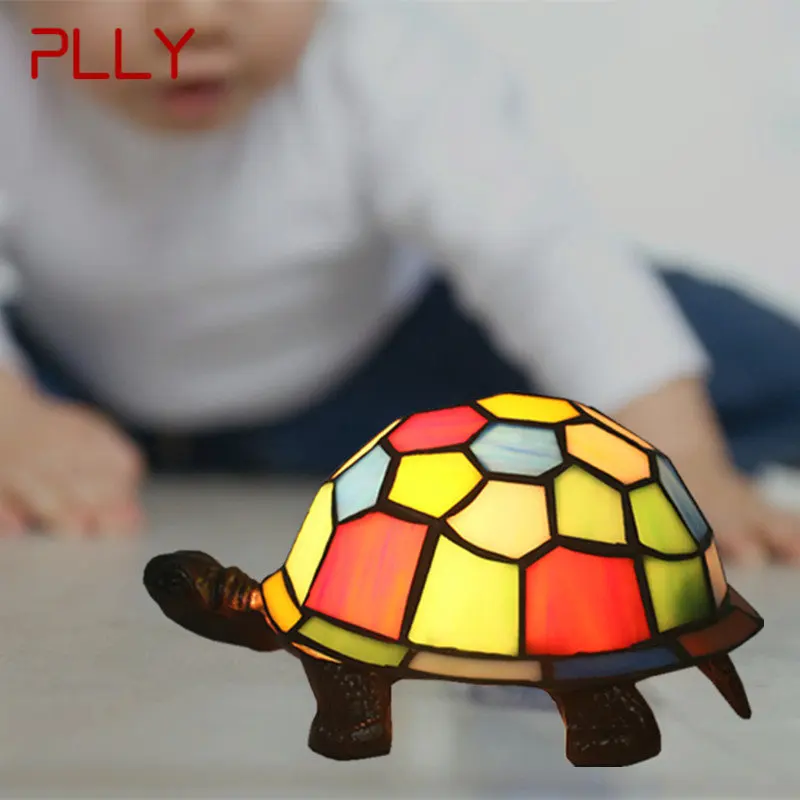 PLLY Modern Tiffany Table Lamp LED Stained Glass Creative Fashion Tortoise Decor Desk Light for Home Children's Bedroom
PLLY Modern Tiffany Table Lamp LED Stained Glass Creative Fashion Tortoise Decor Desk Light for Home Children's Bedroom