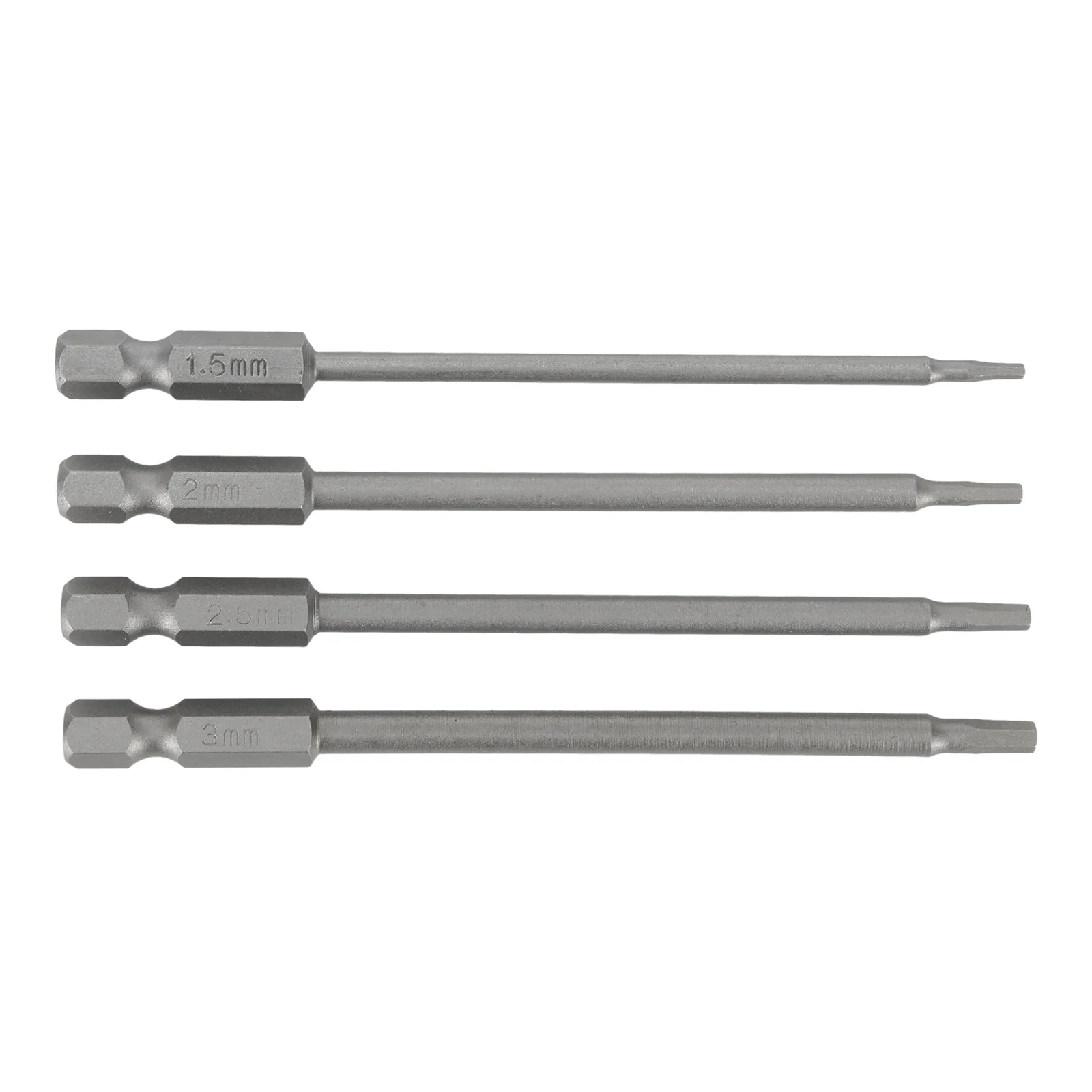 Hot Sale Tools Screwdriver Bits Hex Shank Screw Driver Tool 1.5/2.0/2.5/3.0mm 1/4 Hex Shank Magnetic Head 4pcs
Hot Sale Tools Screwdriver Bits Hex Shank Screw Driver Tool 1.5/2.0/2.5/3.0mm 1/4 Hex Shank Magnetic Head 4pcs