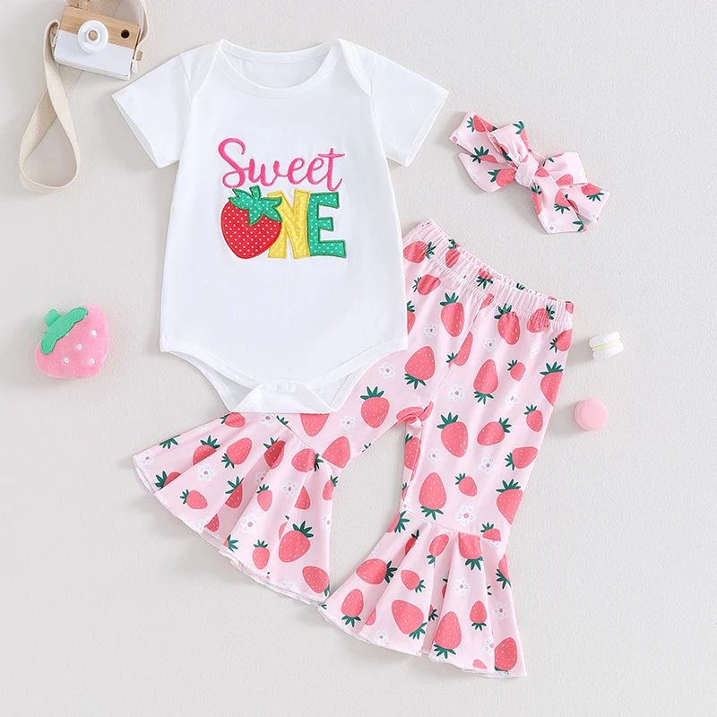 Toddler Baby Girls Birthday Outfits Letter Tassel Shirt Donut Cake Floral Flared Long Pants Headband 3Pcs Summer Set
Toddler Baby Girls Birthday Outfits Letter Tassel Shirt Donut Cake Floral Flared Long Pants Headband 3Pcs Summer Set