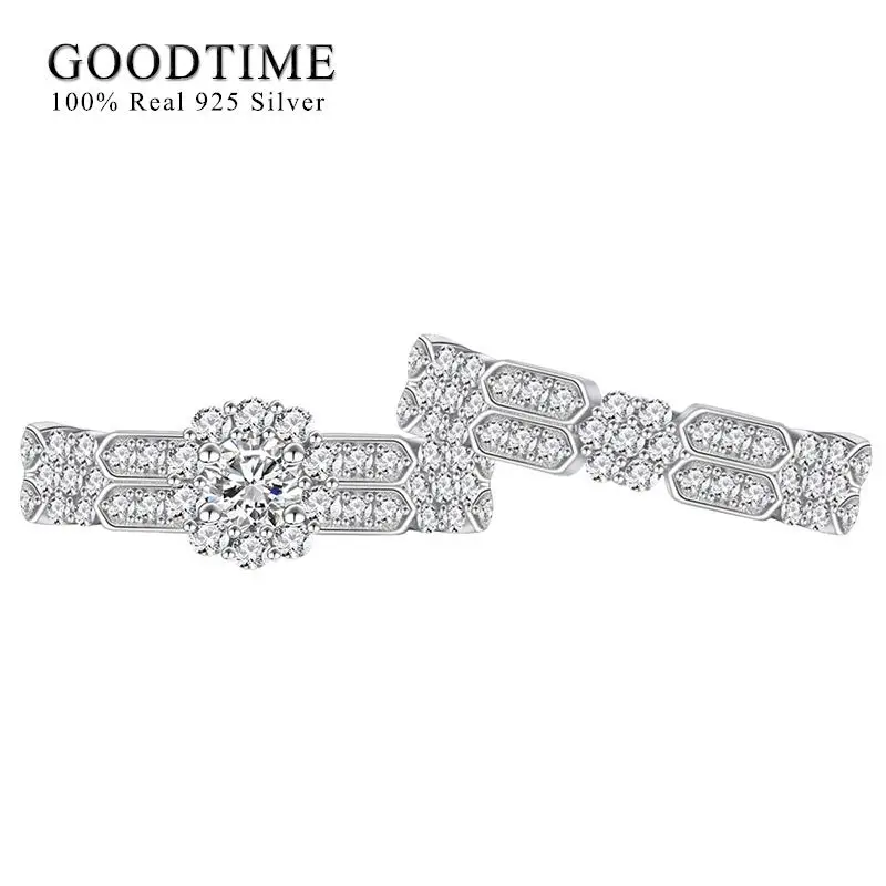 Luxury Ring Set For Women Pure 100% 925 Sterling Silver Ring Exquisite Full AAAAA Zircon Engagement Wedding Band Jewelry Gift
Luxury Ring Set For Women Pure 100% 925 Sterling Silver Ring Exquisite Full AAAAA Zircon Engagement Wedding Band Jewelry Gift