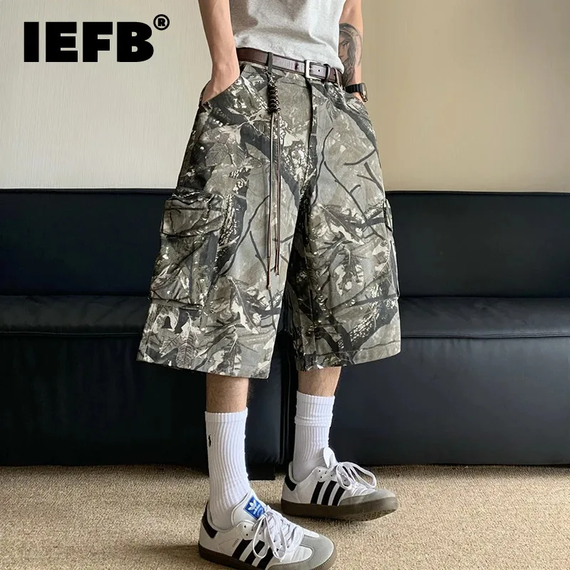 Камуфляжные укороченные брюки IEFB в американском стиле, Новинка лета 2024, свободные мужские брюки контрастных цветов, 24E1040
Камуфляжные укороченные брюки IEFB в американском стиле, Новинка лета 2024, свободные мужские брюки контрастных цветов, 24E1040