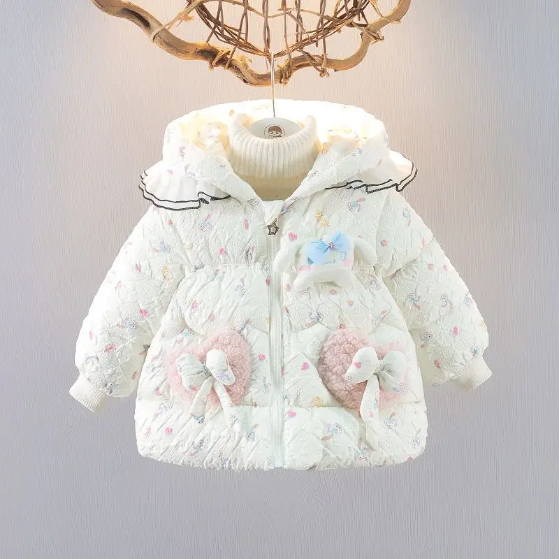 Kawaii Sanrio Anime Cinnamoroll Thickened Warm Coat Winter Cute Baby Cotton-Padded Jacket Outdoor Clothes Toys for Girls
Kawaii Sanrio Anime Cinnamoroll Thickened Warm Coat Winter Cute Baby Cotton-Padded Jacket Outdoor Clothes Toys for Girls