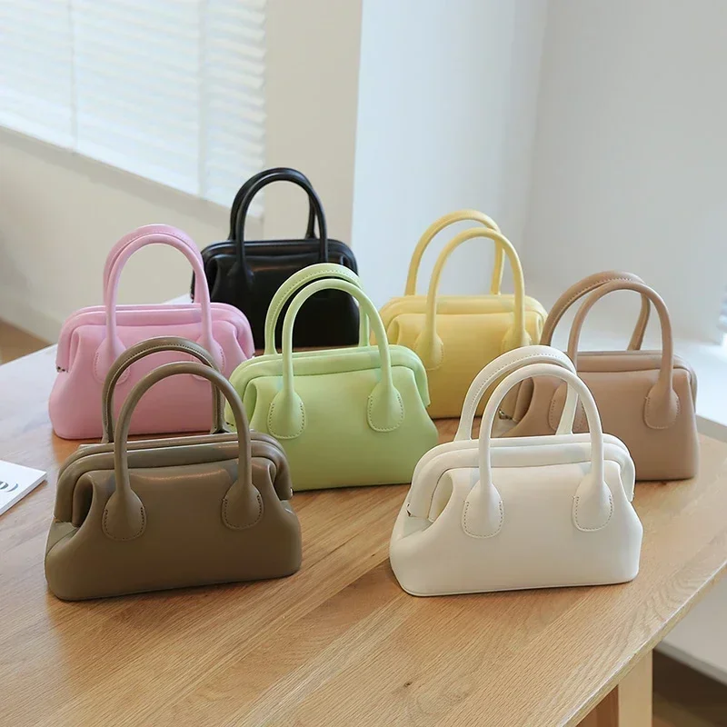 

Новые фирменные сумки с застежкой для женщин, Высококачественная кожаная сумка на плечо, модные кошельки и сумочки, дизайнерская сумка через плечо, роскошный Хобо