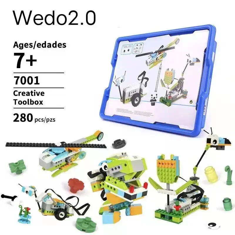 NEW 2023 Technical Parts WeDo 3.0 Robotics Construction Set Building Blocks Compatible with 45300 Wedo 2.0 Educational DIY Toys
NEW 2023 Technical Parts WeDo 3.0 Robotics Construction Set Building Blocks Compatible with 45300 Wedo 2.0 Educational DIY Toys
