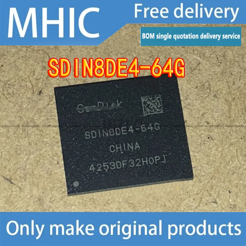 1PCS/LOT Free Delivery SDIN8DE4-64G Sandi 64G EMMC Word Library Chip FBGA153 Ball Memory Chip Brand New Original
1PCS/LOT Free Delivery SDIN8DE4-64G Sandi 64G EMMC Word Library Chip FBGA153 Ball Memory Chip Brand New Original