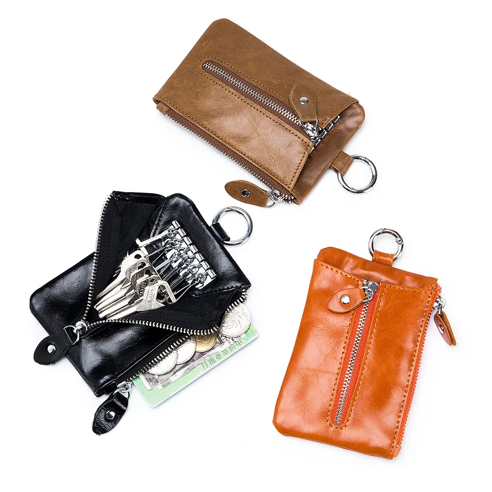Multi-function Leather Key Wallets Unisex Coin Bag Zipper Protection Keys Holder Storage Leather Texture Pouch Practical Solid
Multi-function Leather Key Wallets Unisex Coin Bag Zipper Protection Keys Holder Storage Leather Texture Pouch Practical Solid