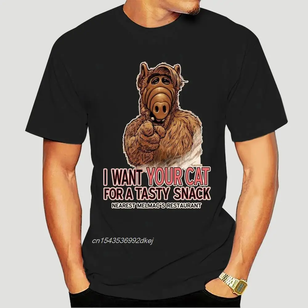 

Men T Shirt t-shirt For Alf Against Cats Nelmac Tshirts Women T-Shirt 1562D