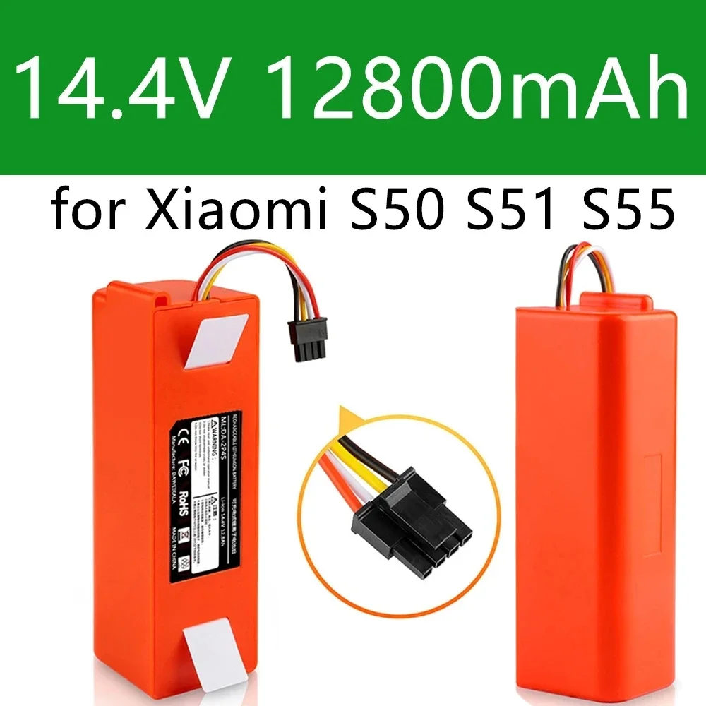 New 14.4V li-ion Battery Robotic Vacuum cleaner Replacement Battery for Xiaomi Robot Roborock S50 S51 S55 Accessory Spare Parts
New 14.4V li-ion Battery Robotic Vacuum cleaner Replacement Battery for Xiaomi Robot Roborock S50 S51 S55 Accessory Spare Parts
