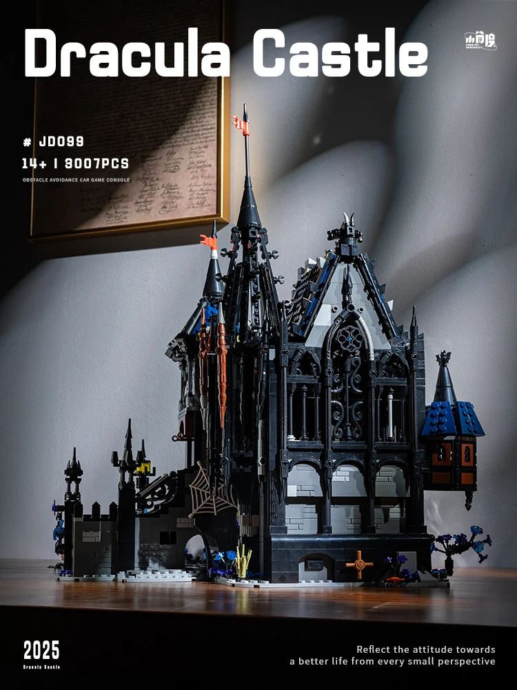 3007PCS JD099 MOC Idea Street View Vampire Dracula's Castle Building Blocks Bricks Assembling Toys for Boys Christmas Gifts Sets 3007PCS JD099 MOC Idea Street View Vampire Dracula's Castle Building Blocks Bricks Assembling Toys for Boys Christmas Gifts Sets