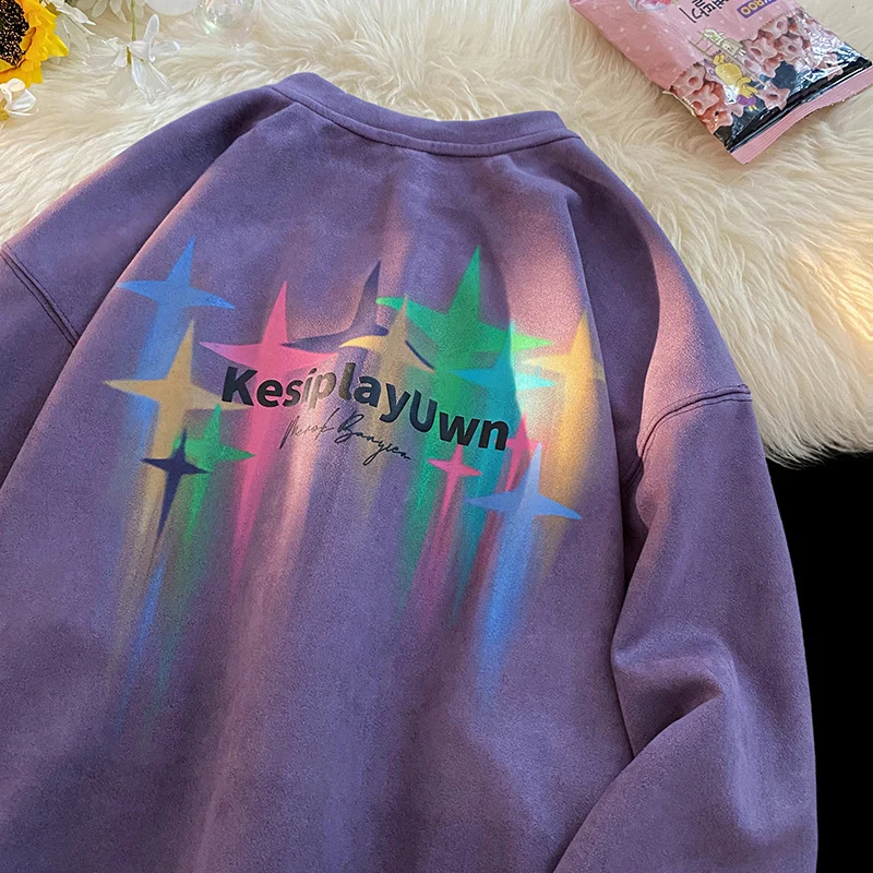 TFETTERS Brand 2023 Autumn Suede Graphic Sweatshirts Men Fashion Print New Sweatshirt Loose Hip Hop Daily Streetwear Mens Coat
TFETTERS Brand 2023 Autumn Suede Graphic Sweatshirts Men Fashion Print New Sweatshirt Loose Hip Hop Daily Streetwear Mens Coat