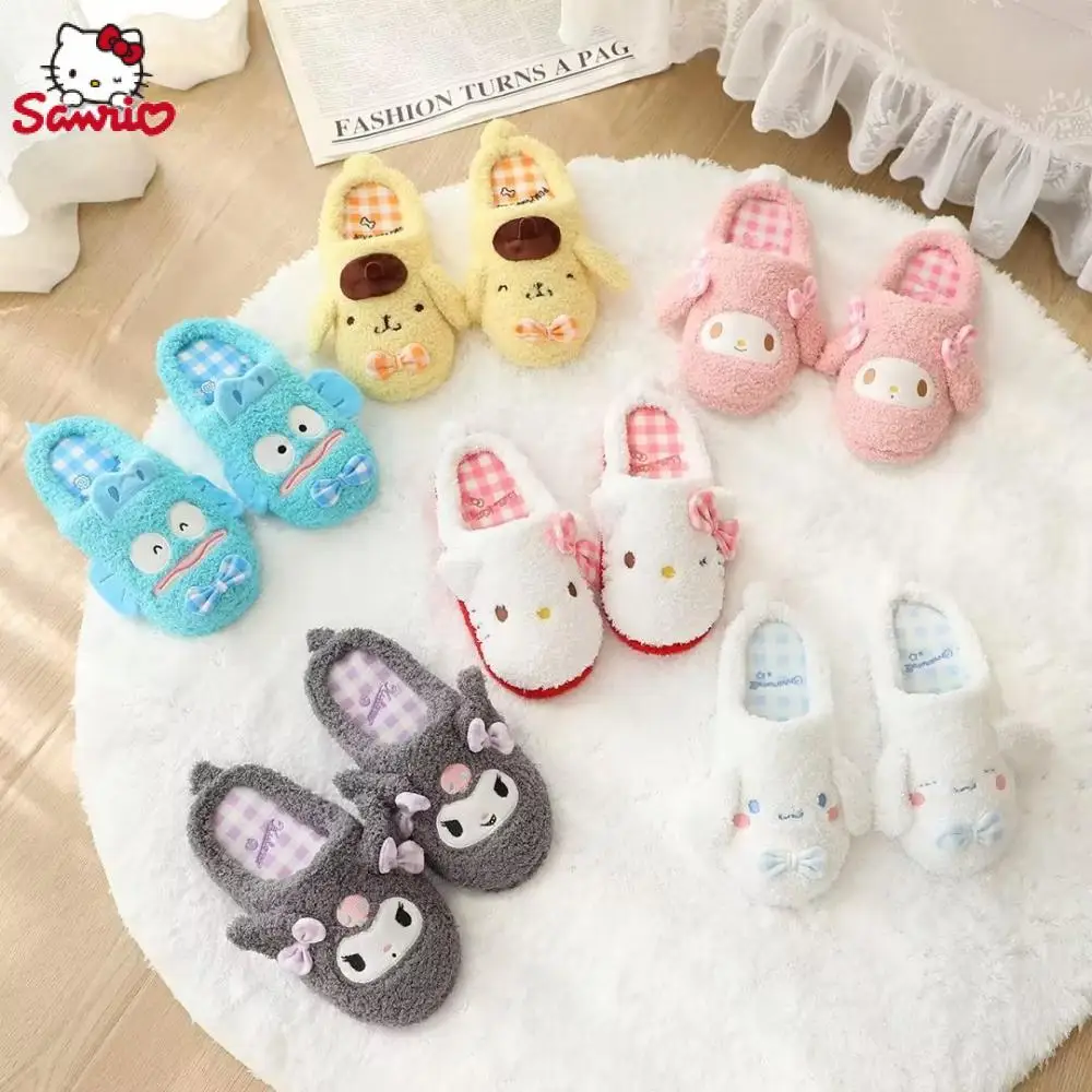 Kawaii Sanrio Hello Kitty Kuromi Cinnamoroll Cartoon Children Cotton Slippers Winter Girl Cute Plush Cotton Shoes Christmas Gift
Kawaii Sanrio Hello Kitty Kuromi Cinnamoroll Cartoon Children Cotton Slippers Winter Girl Cute Plush Cotton Shoes Christmas Gift