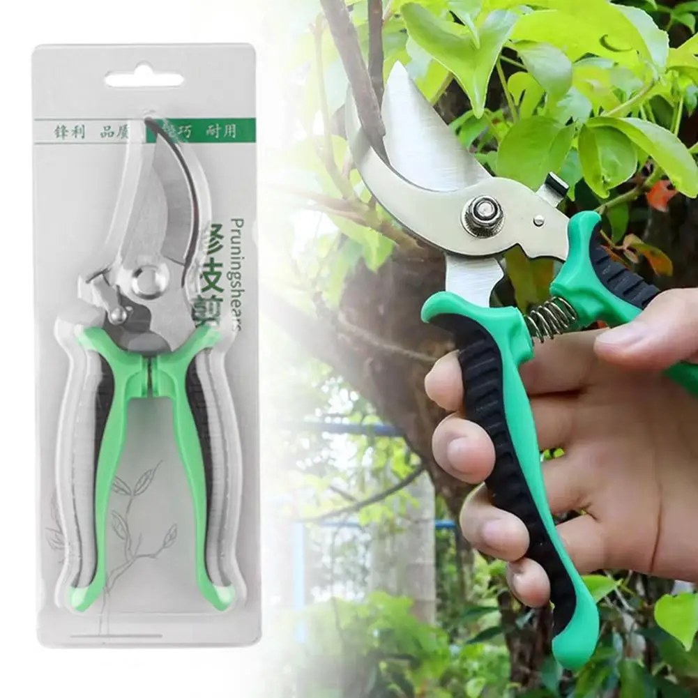 

Stainless Steel Pruning Shear Fruit-picking Scissors Labor Saving Gardening Plant Sharp Branch Pruners Protection