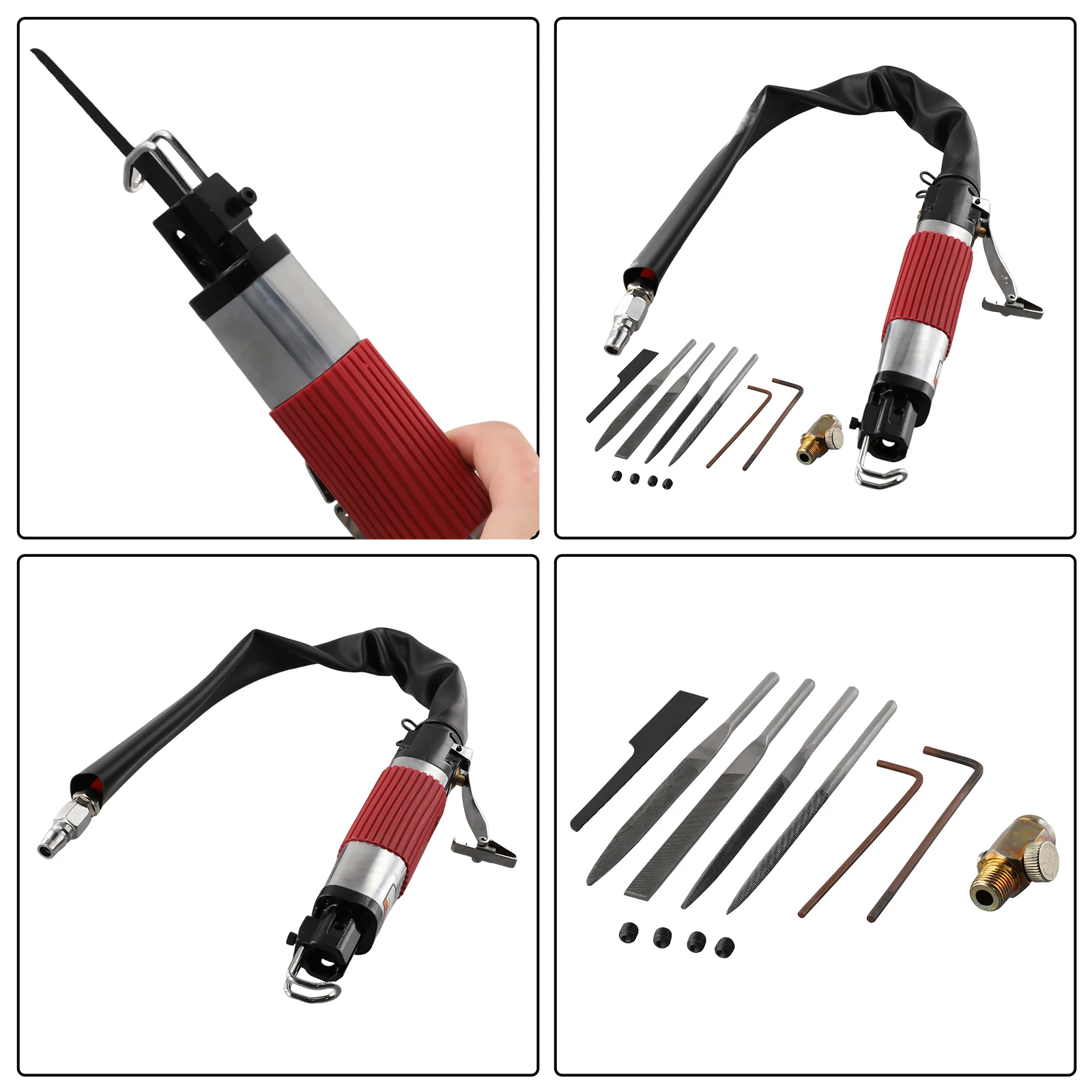 AF10 Pneumatic File for Engraving Polishing and Cutting Anti Slip Design Suitable for Metal and Woodworking
AF10 Pneumatic File for Engraving Polishing and Cutting Anti Slip Design Suitable for Metal and Woodworking
