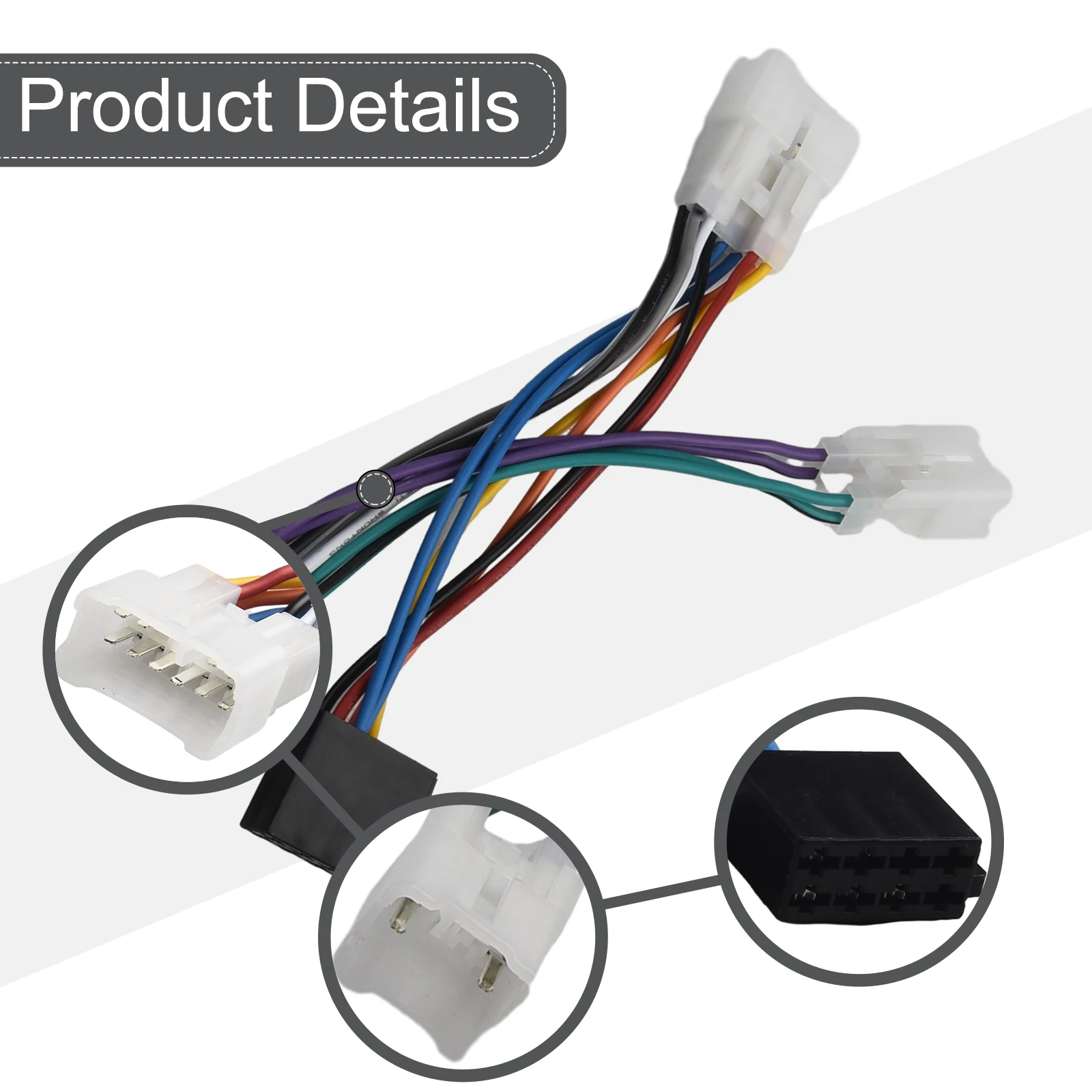 

Car ISO Radio Stereo Wiring Harness Cable Adapter Connector Plug For Toyota Harness Cable Adapter Connector Plug