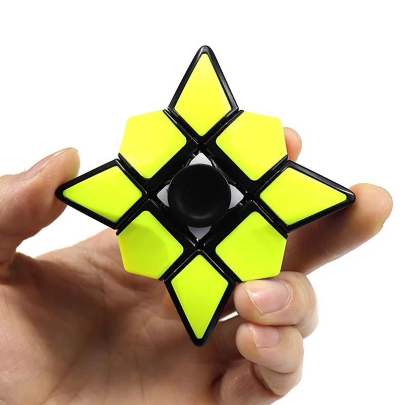 

Cube Spinner Fingertip Gyro Fidget Sensory Stress Relief Fingertip Toy Antistress Hand Spinner Desk Adult Gyroscope Toys Gift