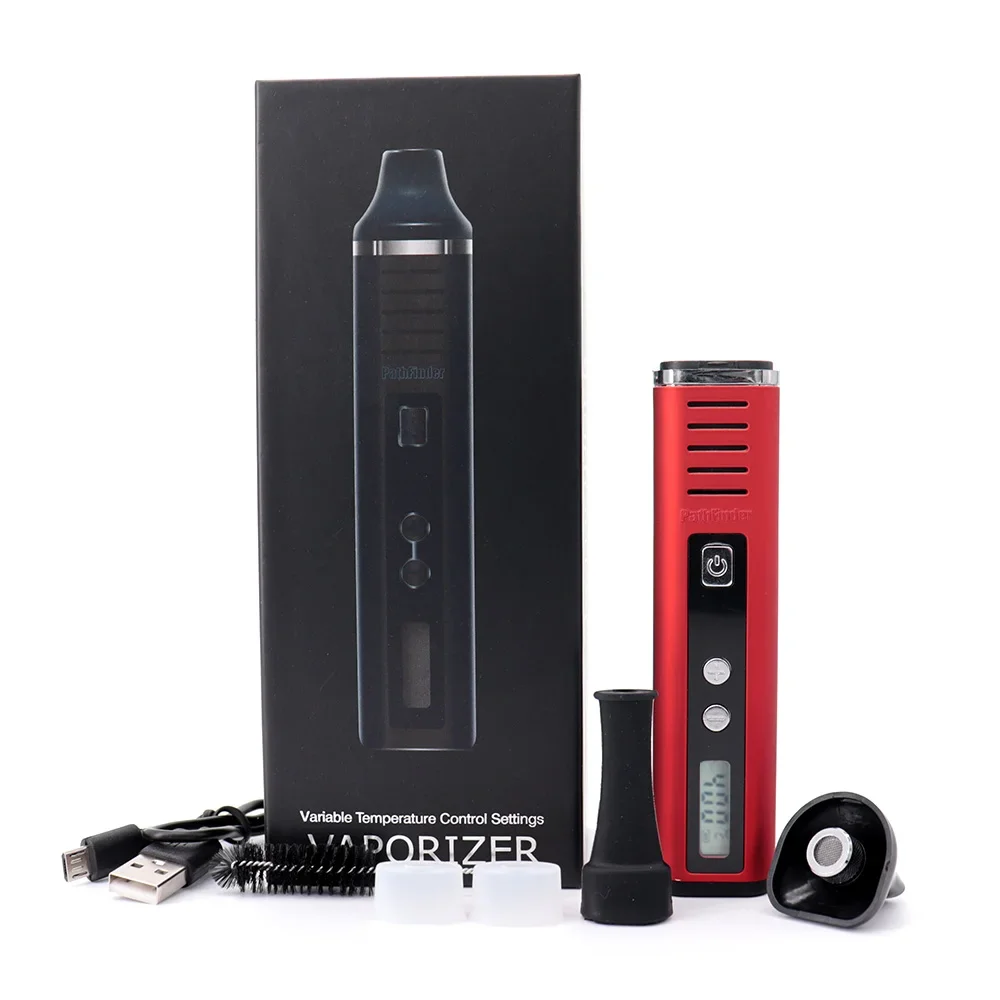 Original Pathfinder V2 Kit Dry Herb Vape kits 2200mah Build In Battery OLED Display Electronic Cigarette Vape Vapor Vaporizer
Original Pathfinder V2 Kit Dry Herb Vape kits 2200mah Build In Battery OLED Display Electronic Cigarette Vape Vapor Vaporizer