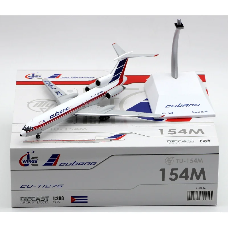 1:200 Scale Model Plane Cubana Airlines Tu-154M Diecast Alloy Aircraft Jet CU-T1275 Collection Display Toys Fans Gifts W Stand
1:200 Scale Model Plane Cubana Airlines Tu-154M Diecast Alloy Aircraft Jet CU-T1275 Collection Display Toys Fans Gifts W Stand