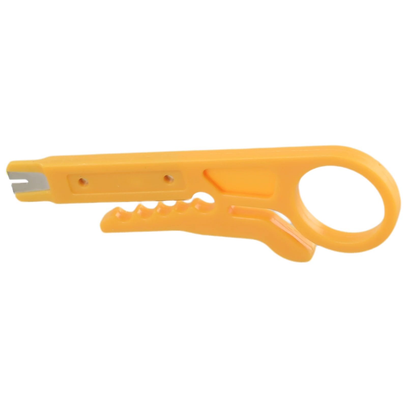 

1pcs Wire Cutter 9cm Connectors Rimper Pliers Safety Simple To Use Strip Twisted-pair UTP/STP Data Cables Yellow