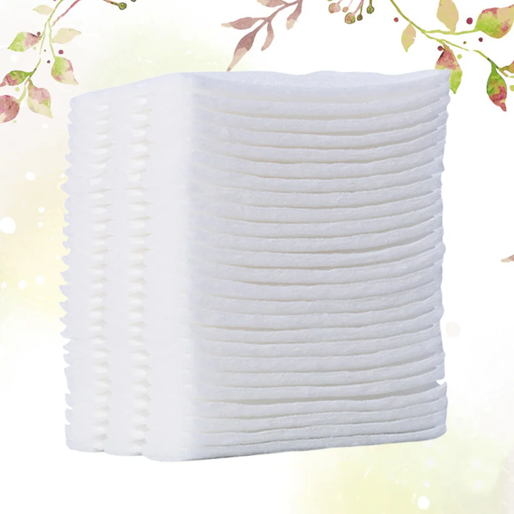 

3 Packs of Three-Layers Medical Non-woven Pads Pads Practical Facial Puff White