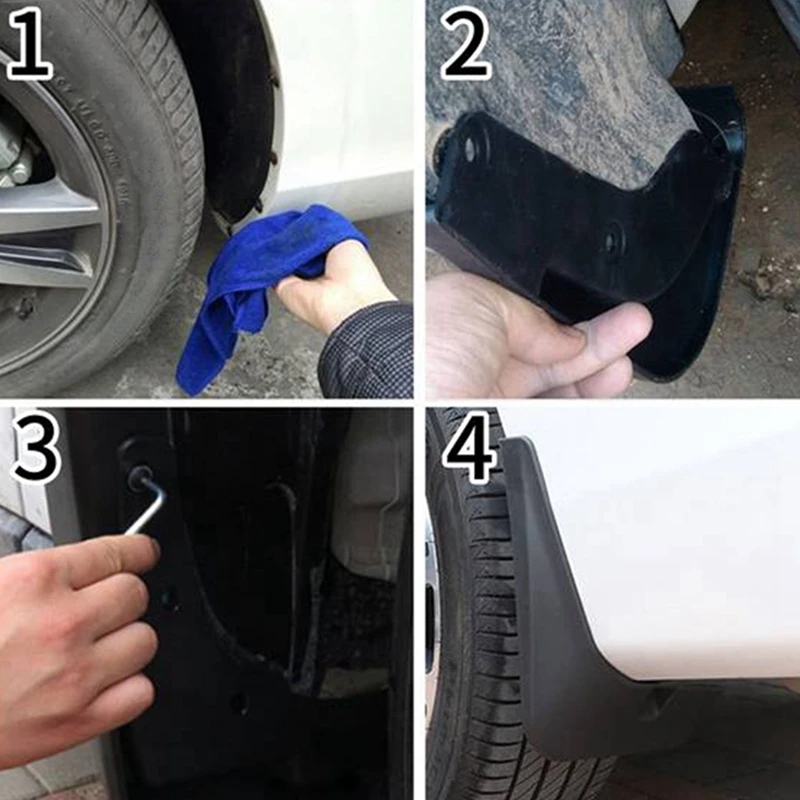 Car Mudflaps Mudguard Fender Black Plastic Mud Flap Guard Splash Mudguards For Chevrolet Malibu XL 2016-2019
Car Mudflaps Mudguard Fender Black Plastic Mud Flap Guard Splash Mudguards For Chevrolet Malibu XL 2016-2019