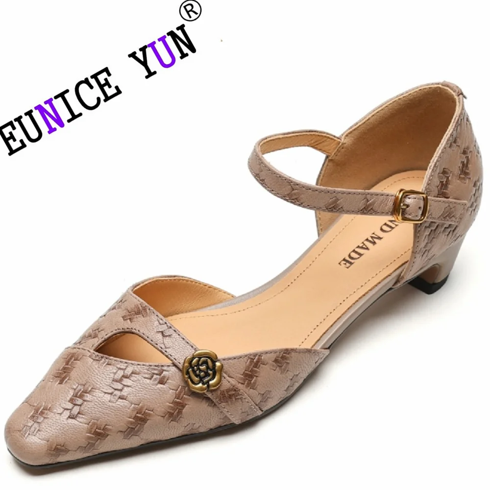 【EUNICE YUN】Fashion Women Sandals Genuine Leather High Heels Party Office Ladies Pumps Shoes Spring Summer New Arrival 34-41 
【EUNICE YUN】Fashion Women Sandals Genuine Leather High Heels Party Office Ladies Pumps Shoes Spring Summer New Arrival 34-41