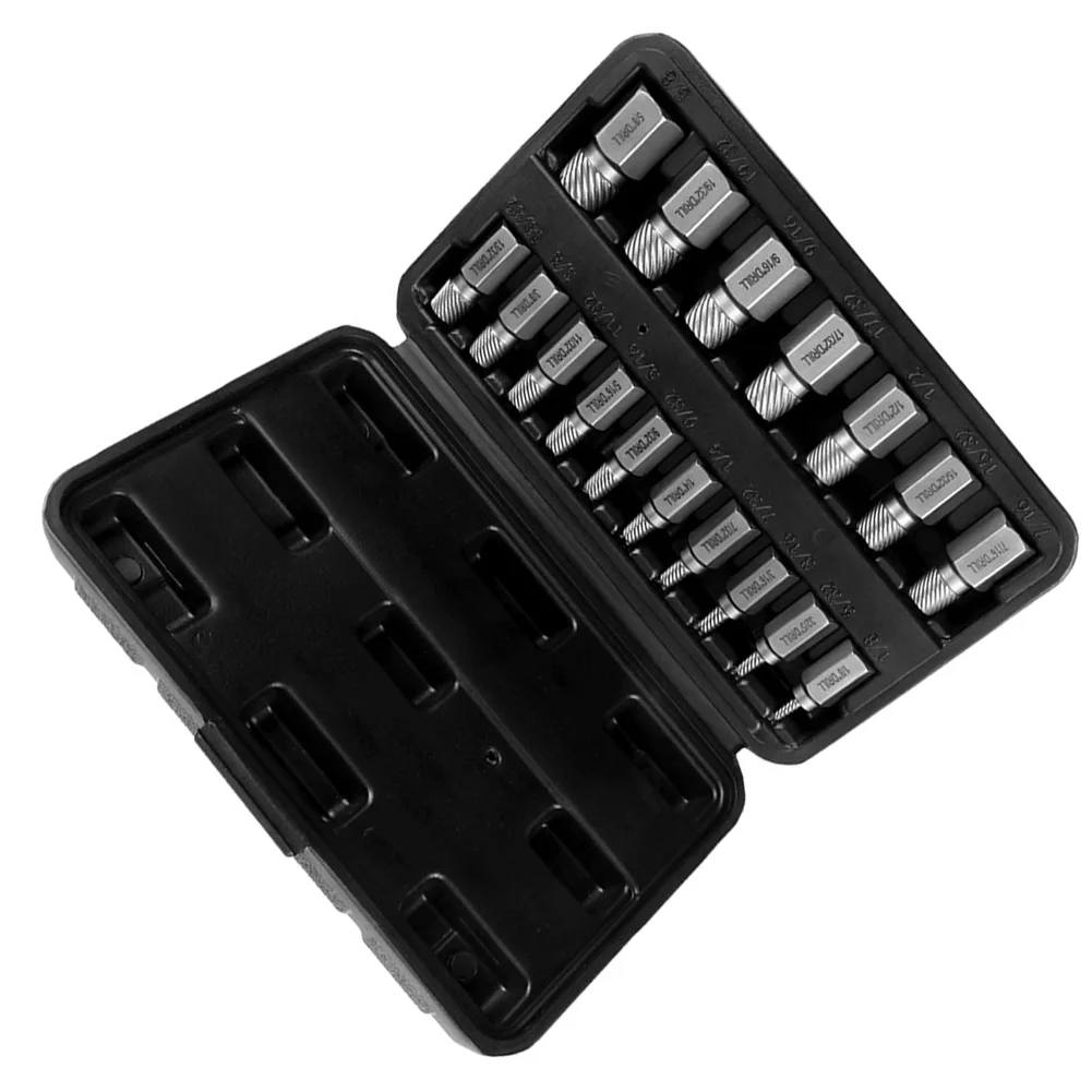 17Pcs Screw Extractor Set Damaged Broken Bolt Screw Extractor Hex Head Extractor Workshop Equipment Hand Tools Accessories
17Pcs Screw Extractor Set Damaged Broken Bolt Screw Extractor Hex Head Extractor Workshop Equipment Hand Tools Accessories