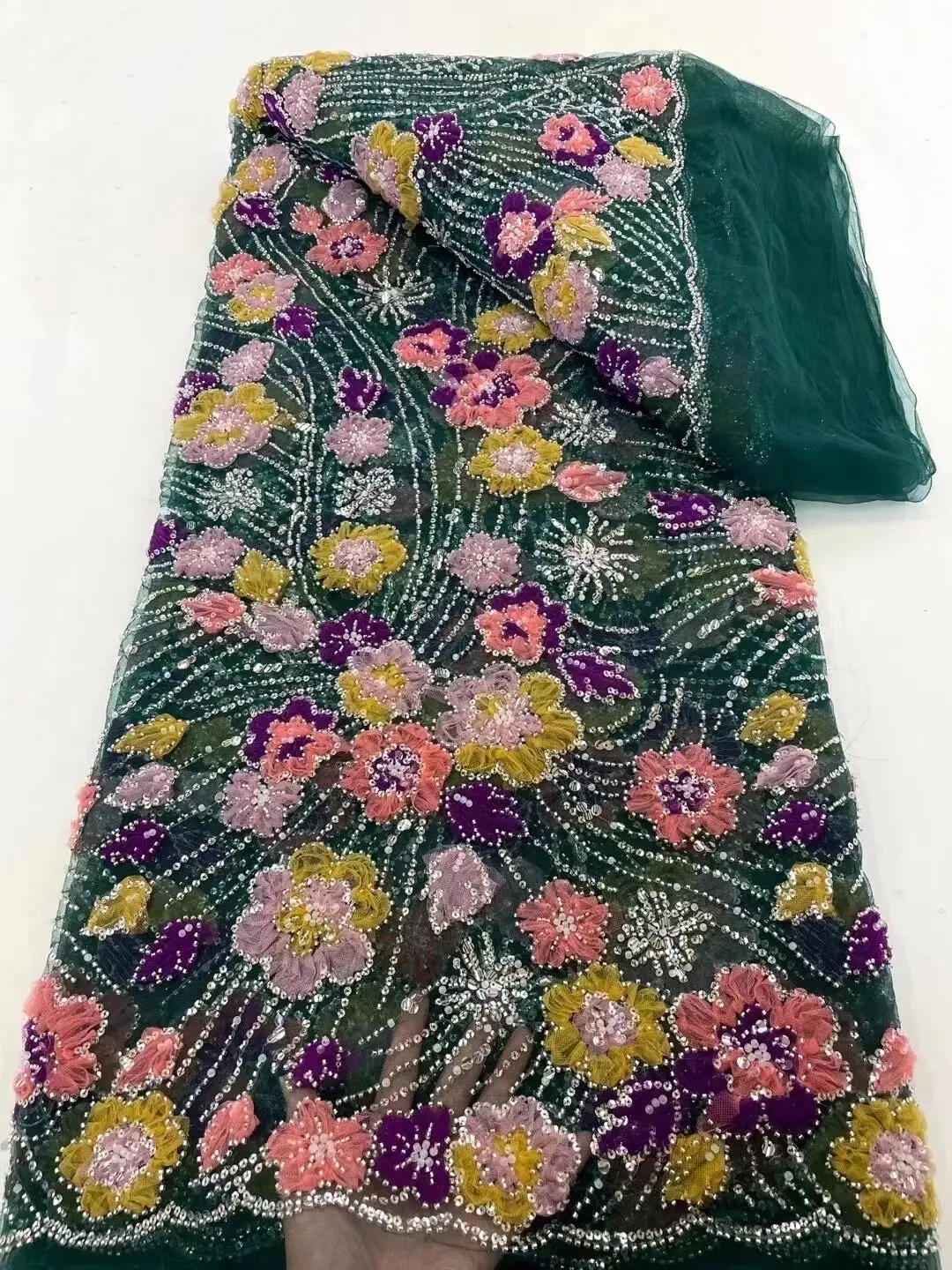 High African Tulle Lace Fabric With ZH-1308369 Beads Sequins Embroidery French Net Lace For Party Wedding
High African Tulle Lace Fabric With ZH-1308369 Beads Sequins Embroidery French Net Lace For Party Wedding