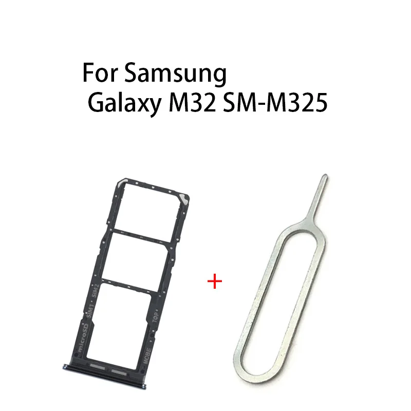 Двойной лоток для SIM-карты + лоток для Micro SD-карты для Samsung Galaxy M32 SM-M325
Двойной лоток для SIM-карты + лоток для Micro SD-карты для Samsung Galaxy M32 SM-M325