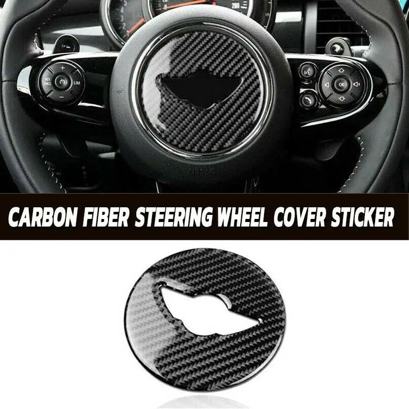 Carbon Fiber Steering Wheel Sticker Cover Trim For Mini For Coper R55 R56 F54 F60 Car Interior Stickers
Carbon Fiber Steering Wheel Sticker Cover Trim For Mini For Coper R55 R56 F54 F60 Car Interior Stickers