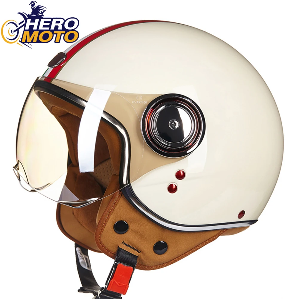 BEON Motorcycle Helmet Chopper 3/4 Open Face Vintage Moto Helmet Moto Capacete De Moto Men Women Moto Scooter Motorbike Helmet
BEON Motorcycle Helmet Chopper 3/4 Open Face Vintage Moto Helmet Moto Capacete De Moto Men Women Moto Scooter Motorbike Helmet