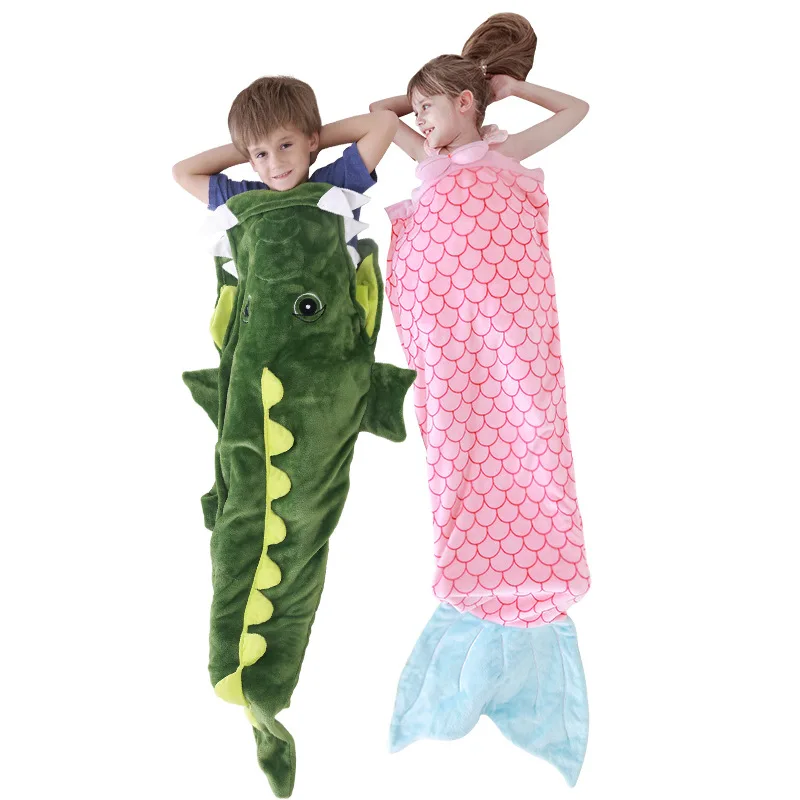 2023 New Flannel Sleeping Bag Cartoon Kids Blanket Luminous Baby Anti-Kick Quilt For Winter Blanket Sleepers Pajamas Warm Tail
2023 New Flannel Sleeping Bag Cartoon Kids Blanket Luminous Baby Anti-Kick Quilt For Winter Blanket Sleepers Pajamas Warm Tail
