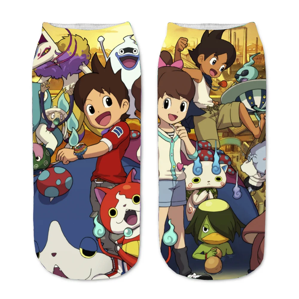 Teenager Short Sock Kawaii Ankle Socks Anime Yo-kai Watch 3D Printed Cartoon Straight Socks Men Women Short Sock
Teenager Short Sock Kawaii Ankle Socks Anime Yo-kai Watch 3D Printed Cartoon Straight Socks Men Women Short Sock