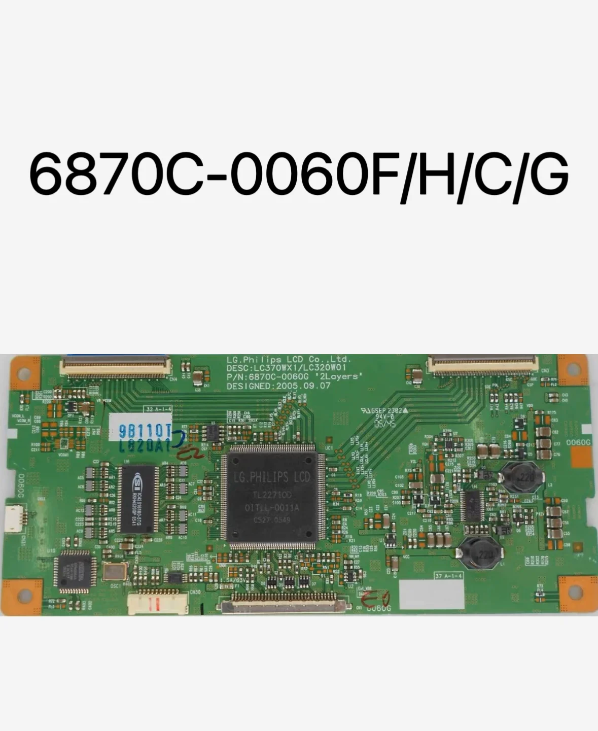 6870C-0060F H C G Original wireless For LC370WX1320W01 Logic board Strict test quality assurance 6870C-0060 F H C G
6870C-0060F H C G Original wireless For LC370WX1320W01 Logic board Strict test quality assurance 6870C-0060 F H C G