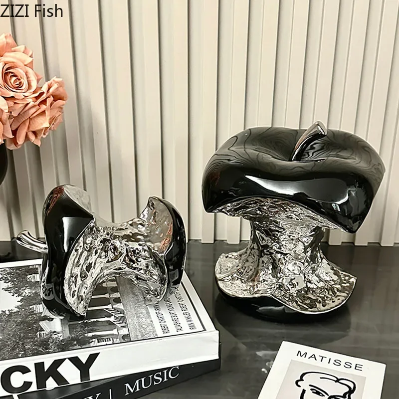 A Black Gnawed Apple Artworks Creative Fruits Statue Desk Decoration Ornaments Ceramic Crafts Sculpture Room Aesthetic Decor
A Black Gnawed Apple Artworks Creative Fruits Statue Desk Decoration Ornaments Ceramic Crafts Sculpture Room Aesthetic Decor