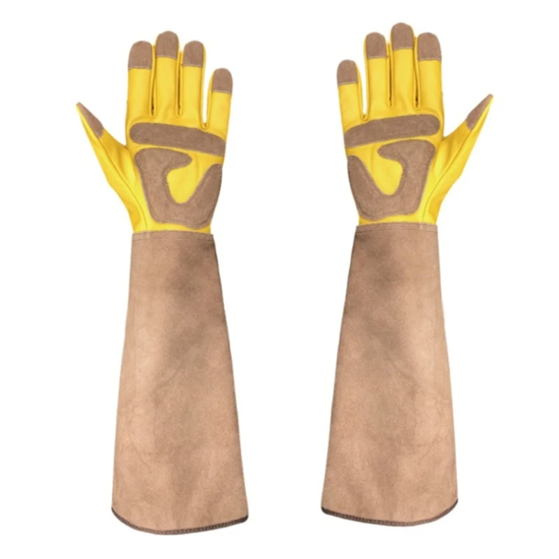 1 Pair Long Gardening Gloves Thorn Proof Rose Pruning Leather Garden Gloves Durability for Rose for Men Women
1 Pair Long Gardening Gloves Thorn Proof Rose Pruning Leather Garden Gloves Durability for Rose for Men Women