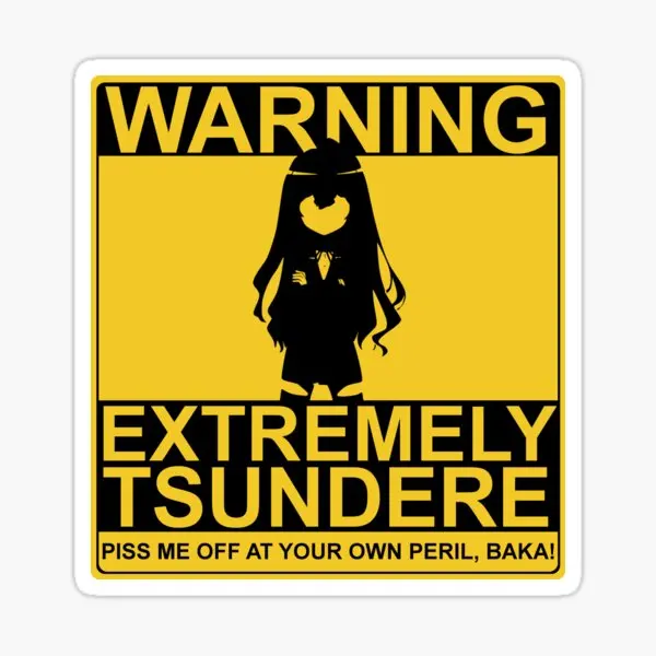 Tsundere Warning 5PCS Car Stickers for Decorations Print Stickers Cute Home Wall Room Cartoon Luggage Bumper Funny Fridge Anime
Tsundere Warning 5PCS Car Stickers for Decorations Print Stickers Cute Home Wall Room Cartoon Luggage Bumper Funny Fridge Anime