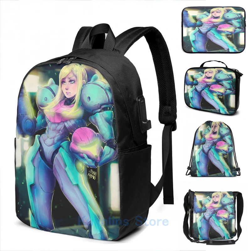 Забавный школьный рюкзак с графическим принтом Vaporwave Samus Aran для мужчин и женщин, дорожная сумка для ноутбука
Забавный школьный рюкзак с графическим принтом Vaporwave Samus Aran для мужчин и женщин, дорожная сумка для ноутбука