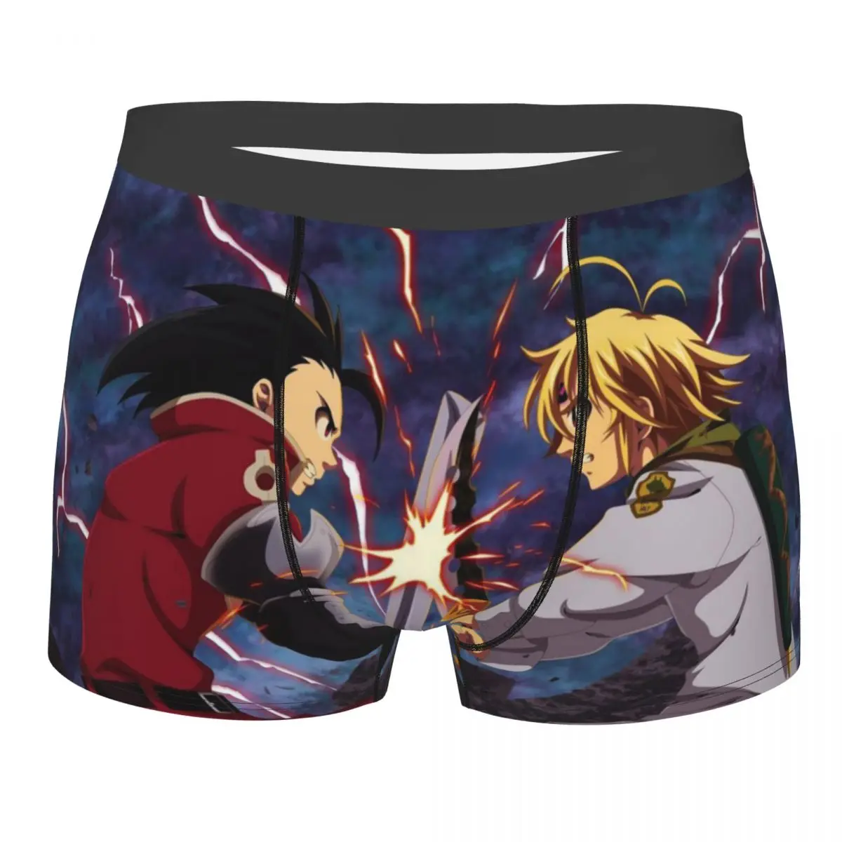 

Nanatsu No Taizai The Seven Deadly Sins Anime Men Underwear Boxer Briefs Shorts Panties Humor Breathable Underpants for Male