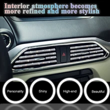 5Pcs Car Air Conditioner Outlet Trim Decorative Car U Shape Moulding Trim Cover Air Vent Strip Car Styling Accessories
5Pcs Car Air Conditioner Outlet Trim Decorative Car U Shape Moulding Trim Cover Air Vent Strip Car Styling Accessories