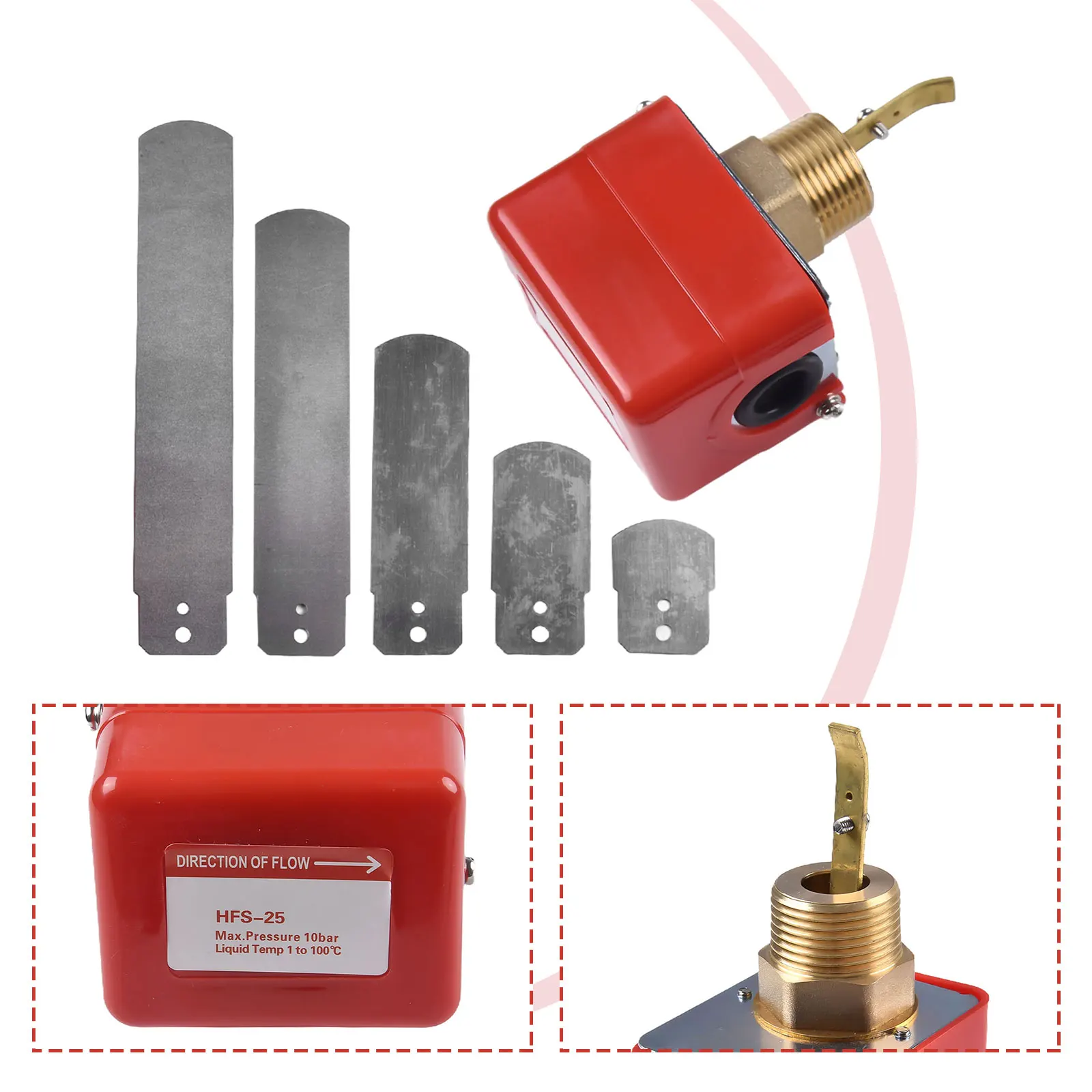 1pcs Water Switch HFS-25 Cooling System Water Paddle Control Switch 250V 15A SPDT Air Conditioner Switch Electrical Equipment
1pcs Water Switch HFS-25 Cooling System Water Paddle Control Switch 250V 15A SPDT Air Conditioner Switch Electrical Equipment