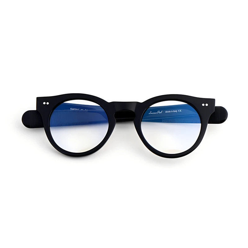 

Japan Glasses Y2K Retro Round Eyeglass Frames for Men Optical Prescription Lenses Reading 안경테 Women 2024 Trend Acetate めがね SWING