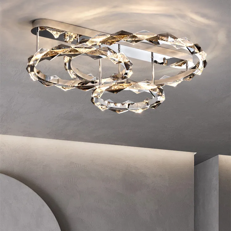 Ceiling lamp living room lamp 2022 new simple modern atmosphere high sense light luxury crystal lamp master bedroom lamp
Ceiling lamp living room lamp 2022 new simple modern atmosphere high sense light luxury crystal lamp master bedroom lamp