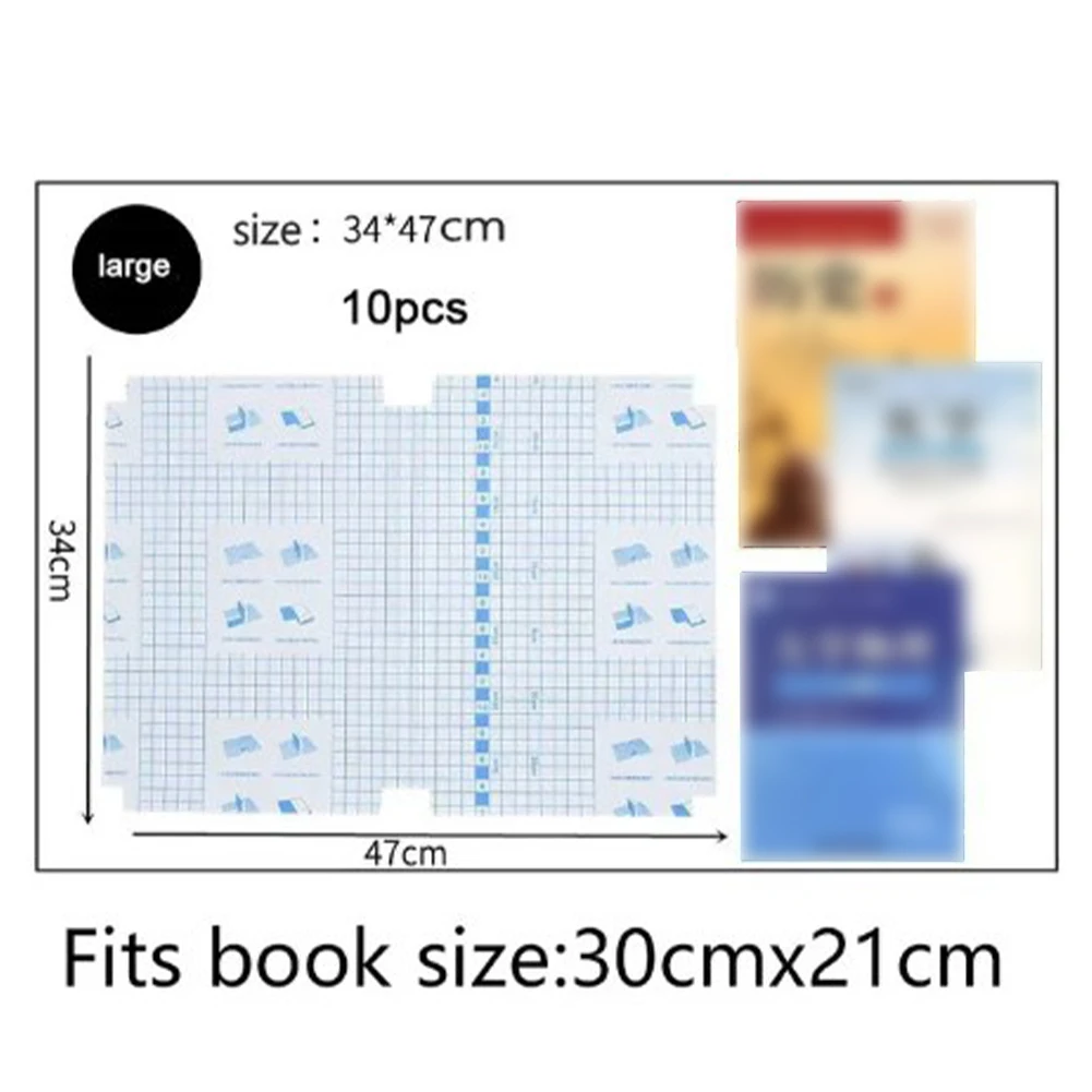 10pcs Cover Book Covers Name Stickers Transparent Waterproof Book Wrapper S/M/L 10 Sheets Book Cover Practical
10pcs Cover Book Covers Name Stickers Transparent Waterproof Book Wrapper S/M/L 10 Sheets Book Cover Practical