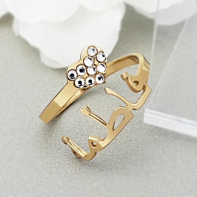 Personalized Name Ring,Custom Arabic Ring,Name Ring with Heart,Arabic Name Ring,Gift for Her,Gift for Women,Mother's Gift
Personalized Name Ring,Custom Arabic Ring,Name Ring with Heart,Arabic Name Ring,Gift for Her,Gift for Women,Mother's Gift