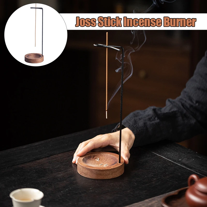 

Incense Burner Coil Holder Plate Burner Wood Base Rack Ash Catcher Plate Incense Sticks Holder Soothe The Nerves Desktop Decor