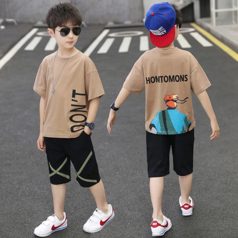 Boys Clothing Sets Tracksuit Teen 6 8 9 10 12 Year Summer Casual Outfit T-shirt + Pants Boys Clothes Children Clothing Suit Kids
Boys Clothing Sets Tracksuit Teen 6 8 9 10 12 Year Summer Casual Outfit T-shirt + Pants Boys Clothes Children Clothing Suit Kids