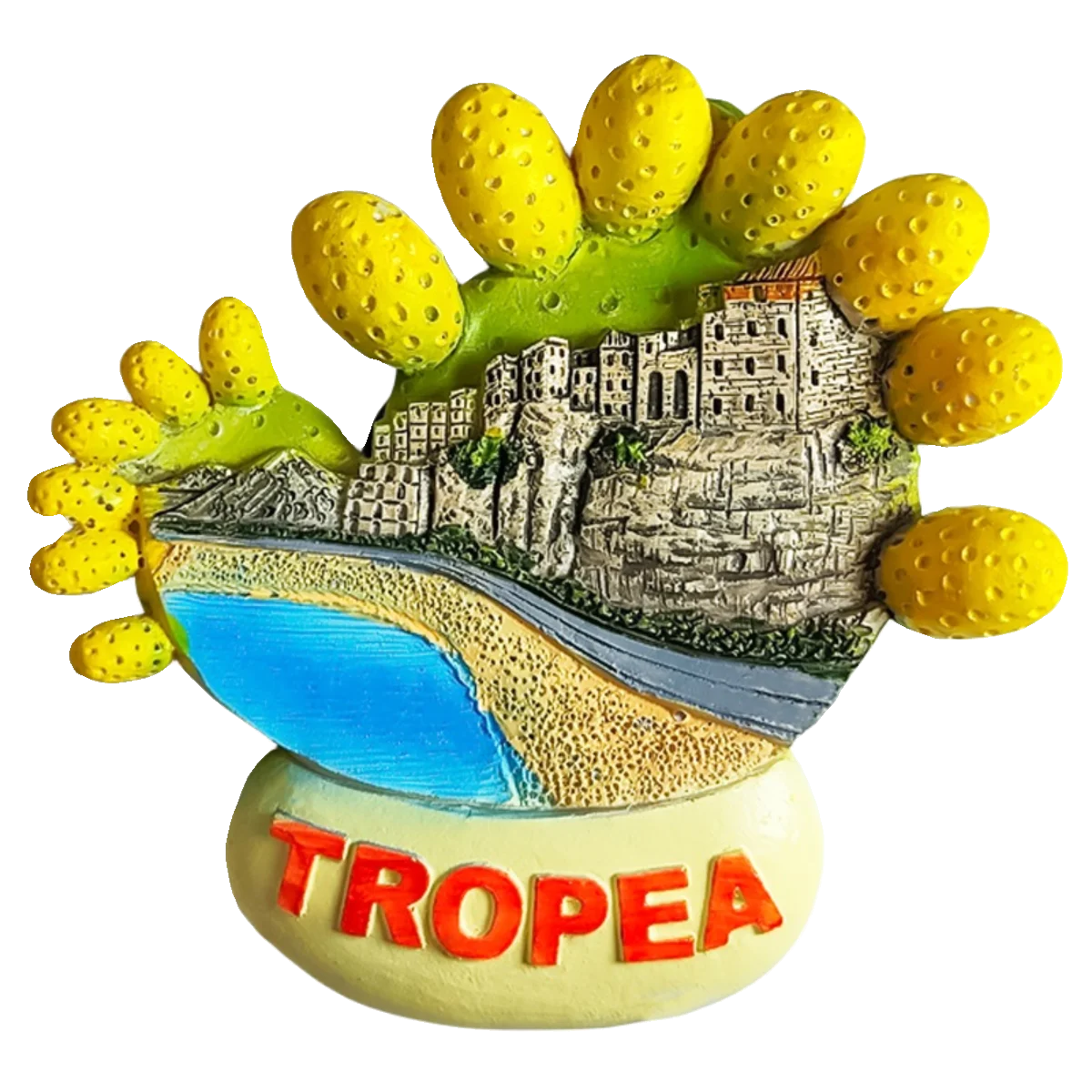 

Handmade Painted Italy Seaside Resort Town Of Tropea 3D Fridge Magnets Tourism Souvenirs Refrigerator Magnetic Stickers Gift