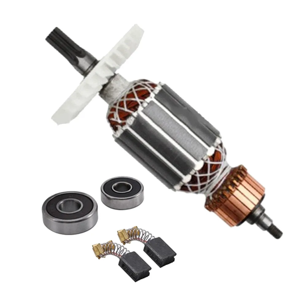 For DH40MR DH40SR DH40FR Rotary Hammer 220V Rotor Anchor With Bearings And Carbon Brushes Power Tool Replacement Parts
For DH40MR DH40SR DH40FR Rotary Hammer 220V Rotor Anchor With Bearings And Carbon Brushes Power Tool Replacement Parts
