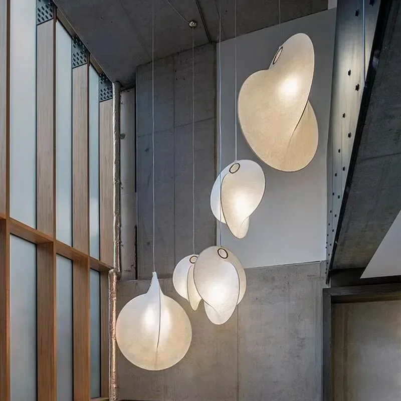 

Японская подвесная светодиодная люстра Wabi Sabi, светильник для лестницы, лофта, столовой, декоративное освещение для помещений, осветительные приборы
